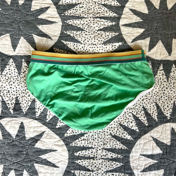 Green Cotton Briefs - Picture 2 of 3